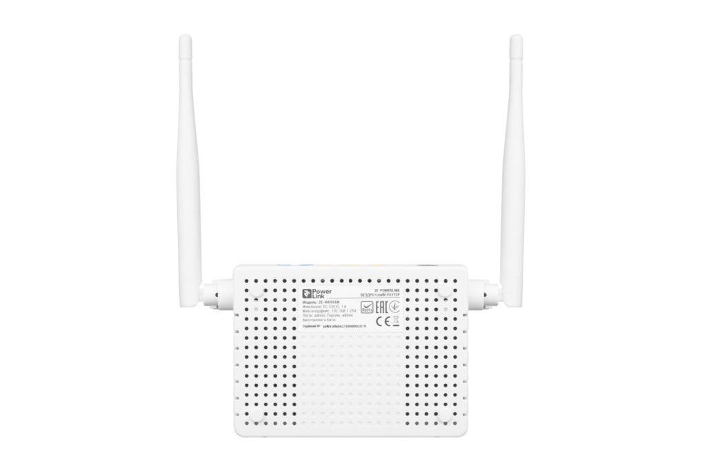2E Маршрутизатор PowerLink WR956N N300, 2xFE LAN, 1xFE WAN, 2xAnt 5dBi
