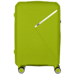 2E Plastic Suitcase, SIGMA, M, 4 Wheels, Apple Green