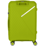 2E Plastic Suitcase, SIGMA, M, 4 Wheels, Apple Green