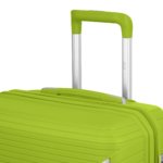 2E Plastic Suitcase, SIGMA, M, 4 Wheels, Apple Green