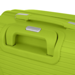 2E Plastic Suitcase, SIGMA, M, 4 Wheels, Apple Green