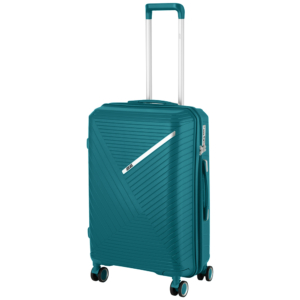 2E Plastic Suitcase, SIGMA, M, 4 Wheels, Aqua Marine