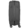2E Plastic Suitcase, SIGMA, M, 4 Wheels, Graphite