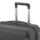2E Plastic Suitcase, SIGMA, M, 4 Wheels, Graphite