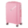 2E Plastic Suitcase, SIGMA, M, 4 Wheels, Pink