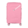 2E Plastic Suitcase, SIGMA, M, 4 Wheels, Pink