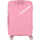 2E Plastic Suitcase, SIGMA, M, 4 Wheels, Pink