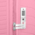 2E Plastic Suitcase, SIGMA, M, 4 Wheels, Pink