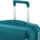 2E Plastic Suitcase, SIGMA, S, 4 Wheels, Aqua Marine