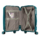 2E Plastic Suitcase, SIGMA, S, 4 Wheels, Aqua Marine