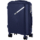 2E Plastic Suitcase, SIGMA, S, 4 Wheels, Navy Blue