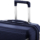 2E Plastic Suitcase, SIGMA, S, 4 Wheels, Navy Blue