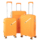 2E Plastic Suitcase, SIGMA, S, 4 Wheels, Orange