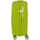 2E Plastic Suitcases Set, SIGMA, (L+M+S), 4 Wheels, Apple Green