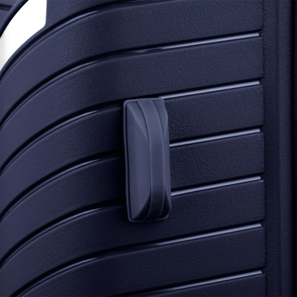 2E Plastic Suitcases Set, SIGMA, (L+M+S), 4 Wheels, Navy Blue