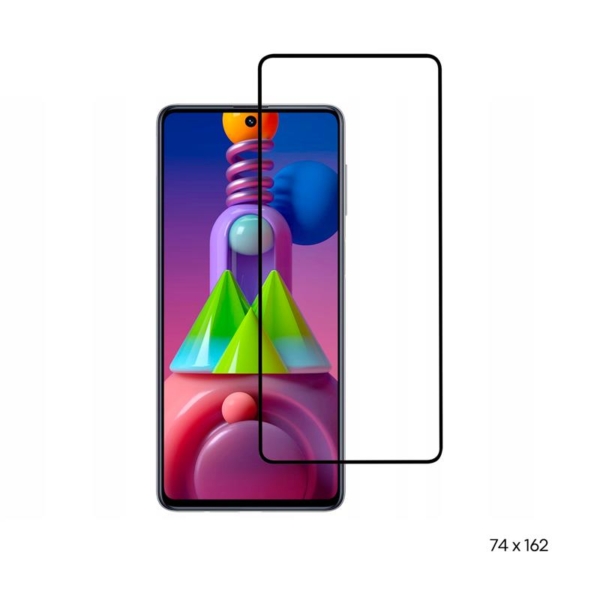 Защитное стекло 2E для Samsung Galaxy M52 (M526), 2.5D FCFG, (1 Pack), black border