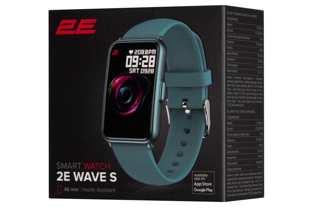Смарт-часы 2E Wave S 46 mm Indigo