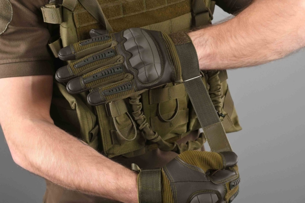 2E Tactical Рукавиці тактичні, Sensor Touch M, хакі