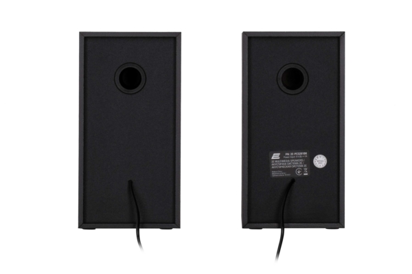 2E Акустична система PCS201, 2.0, USB, Black Wood