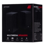 2E Акустична система PCS201, 2.0, USB, Black Wood