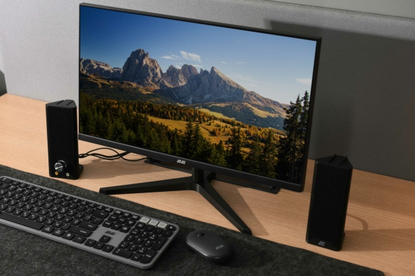 Акустическая система 2E PCS203, 2.0, USB, Metal Black