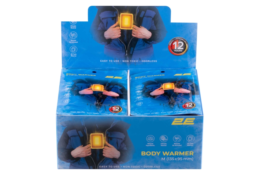 2E Chemical body warmer size M (135×95 mm), up to 12 hours