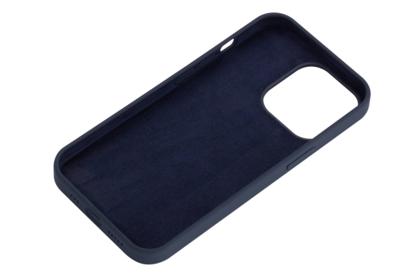2Е Basic case for Apple iPhone 14 Pro, Liquid Silicone, Midnight Blue