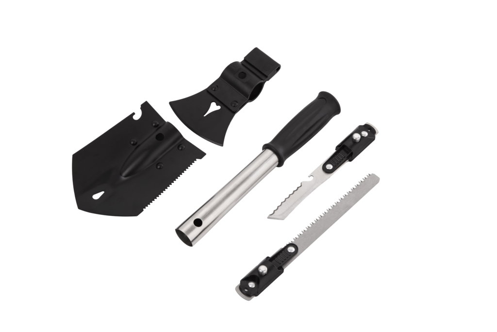2E Shovel folding, 6in1, 17cm, 0.82kg, case