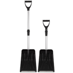 2E Snow shovel Maxima Compact, telescopic, lightweight, aluminum handle, 3mm, 74-100cm, 0.59kg