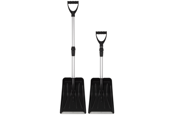 2E Snow shovel Maxima Compact, telescopic, lightweight, aluminum handle, 3mm, 74-100cm, 0.59kg
