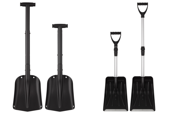 2E Snow shovel Maxima Compact, telescopic, lightweight, aluminum handle, 3mm, 74-100cm, 0.59kg