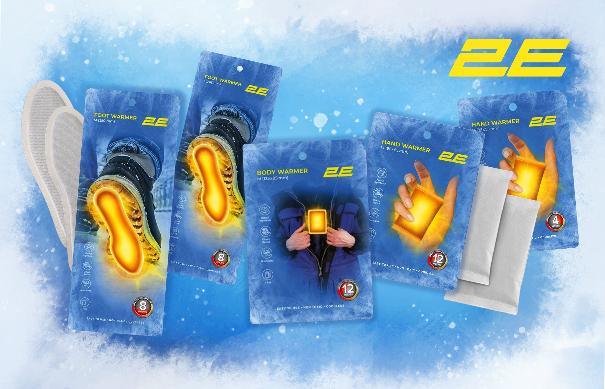 New product in our range – 2E chemical heating pads!