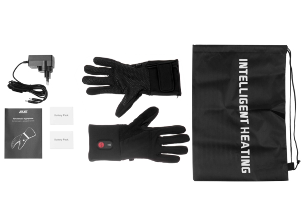 2E Tactical Рукавиці з підігрівом Touch Lite Black, розмір М/L