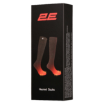2E Heated Socks Race Black with remote control, size XXL