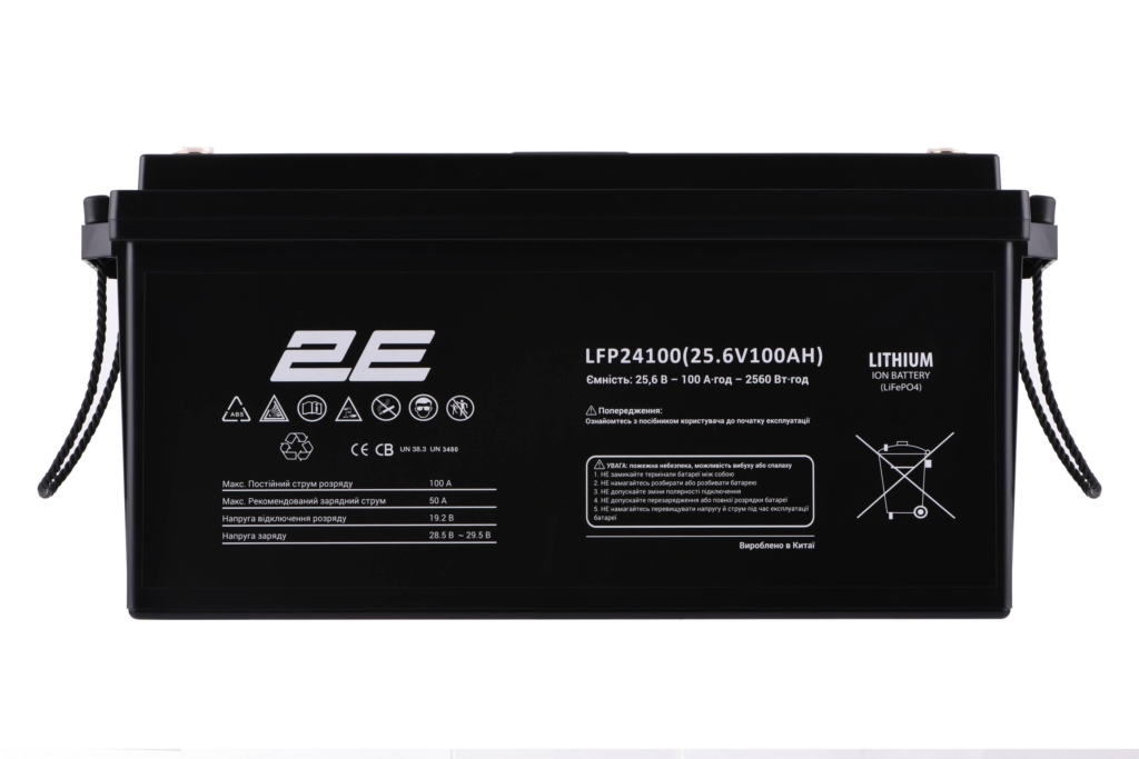 2E-LFP24100 24V/100Ah LiFePo4 Battery