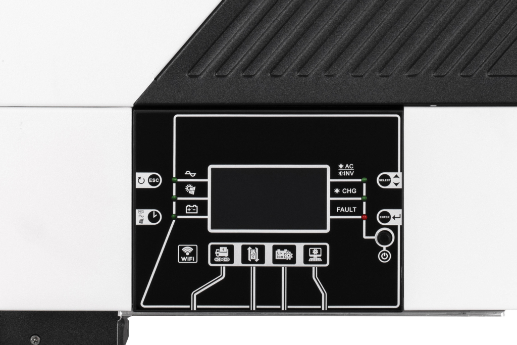 2E Інвертор SM-6K248T 6200VA, 48V (автономний) Pnom – 6.2kW 2-AC