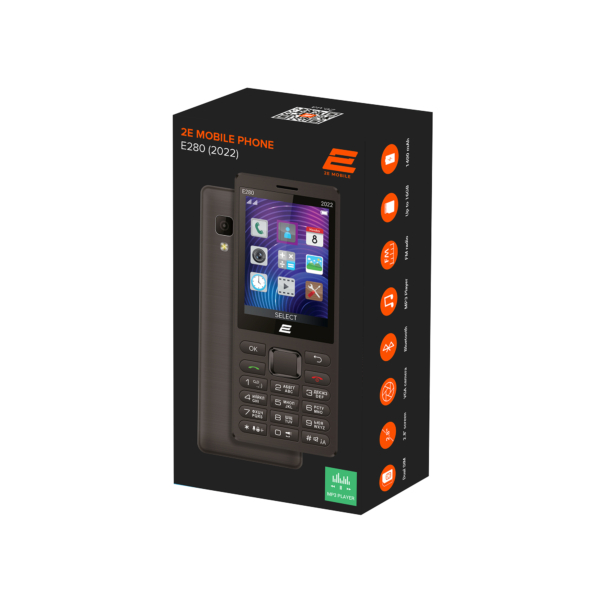 Mobile Phone 2E E280 2022 Dual SIM Silver