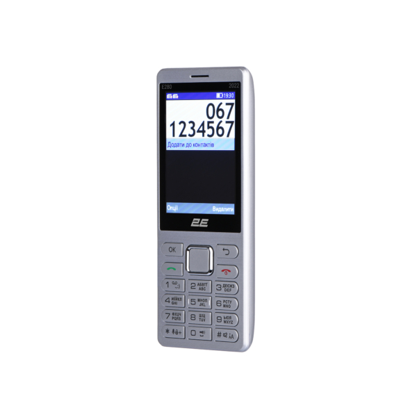 Mobile Phone 2E E280 2022 Dual SIM Silver