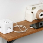 Power adapter 2E 3XSchuko with switch, 1.5m, white