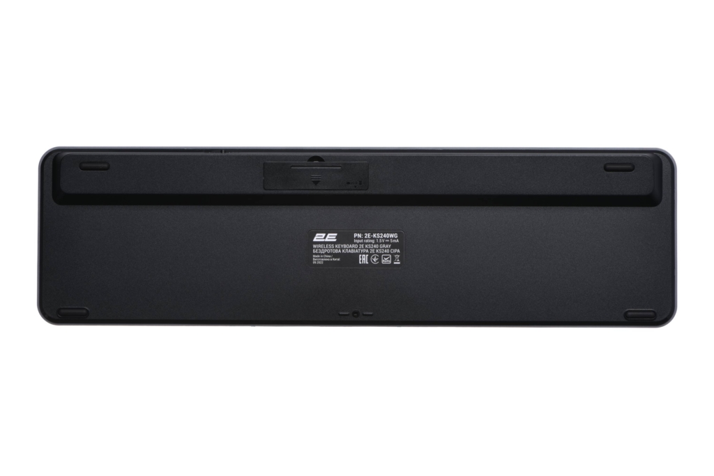 Keyboard 2E KS240 WL BT Gray