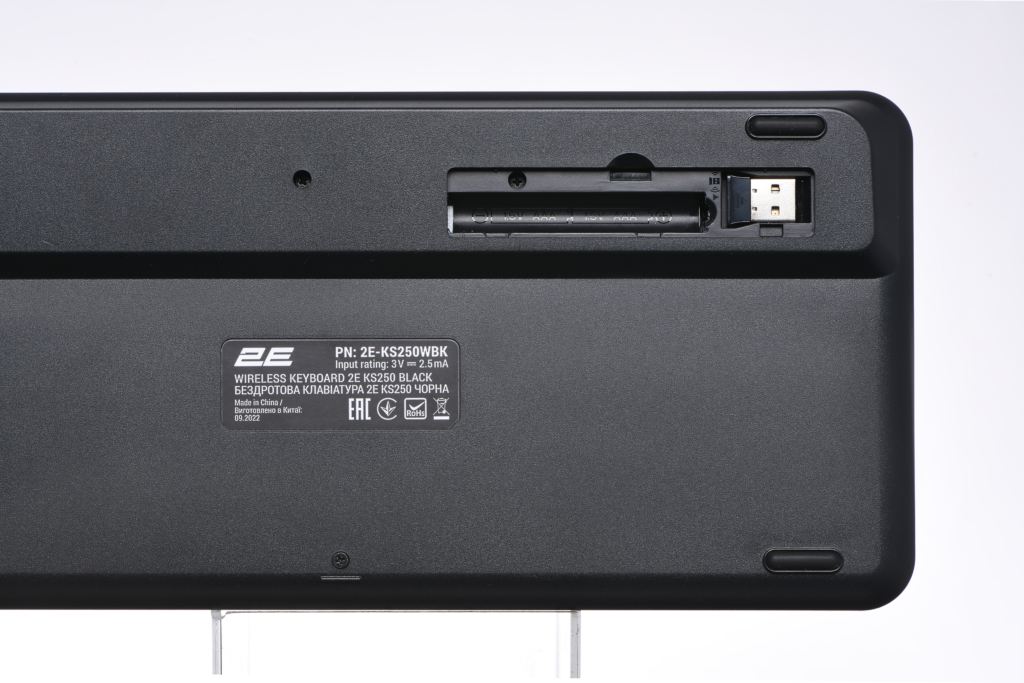 Keyboard 2E KS250 WL BT Black