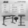 Computer table 2E CE118B-MOTORIZED with height adjustment