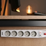 Surge Protector 2E with 5 sockets and a switch 3G1.5, 5m, white