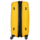 2E Plastic Suitcases Set, SIGMA, (L+M+S), 4 Wheels, Yellow