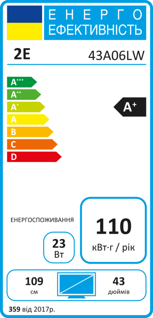 Smart TV 2E 43A06LW