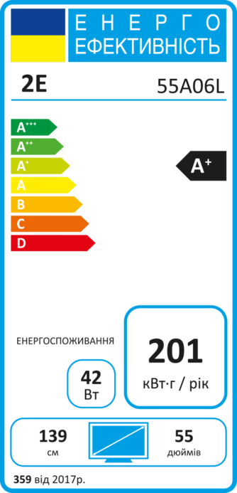 Smart TV 2E 55A06L