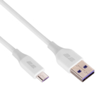 2E Cable USB-A – microUSB Glow, 1m, white