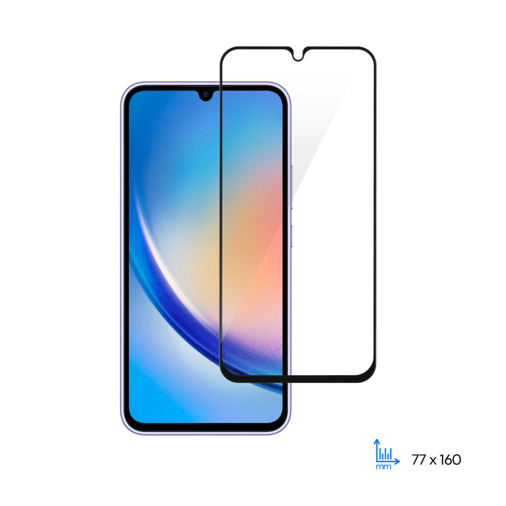 2E Захисне скло для Samsung Galaxy A34 5G(A346E), 2.5D FCFG, (1 Pack), black border