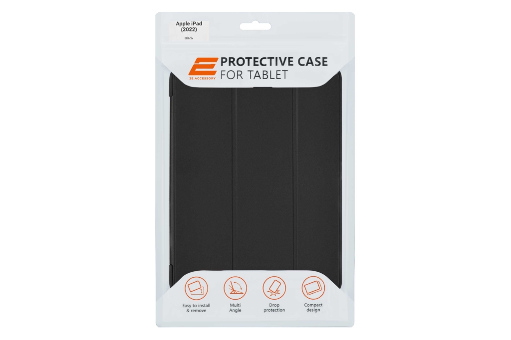 2Е Basic Case for Apple iPad (2022), Flex, Black
