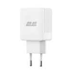 Набор Сетевое ЗУ 2E Wall Charger Dual USB-A 2.1A + кабель USB-C White